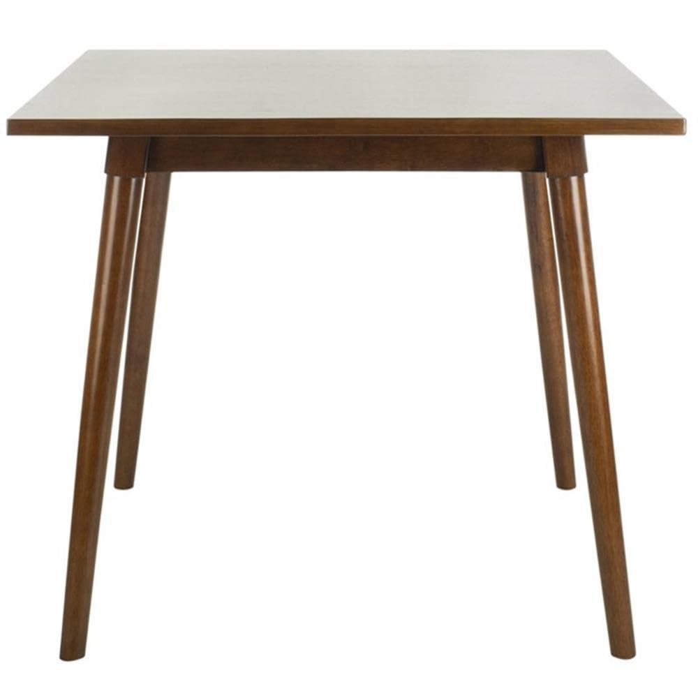 Simone Square Dining Table - DTB9200A - Walnut - Safavieh