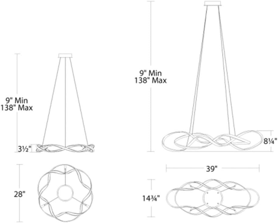 Fralick 1 - Light Unique Geometric LED Pendant