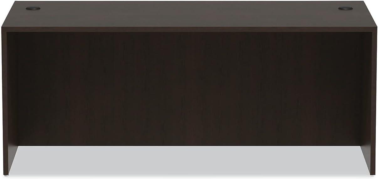 Alera Alera Valencia Series Straight Front Desk Shell, 71" x 35.5" x 29.63", Espresso