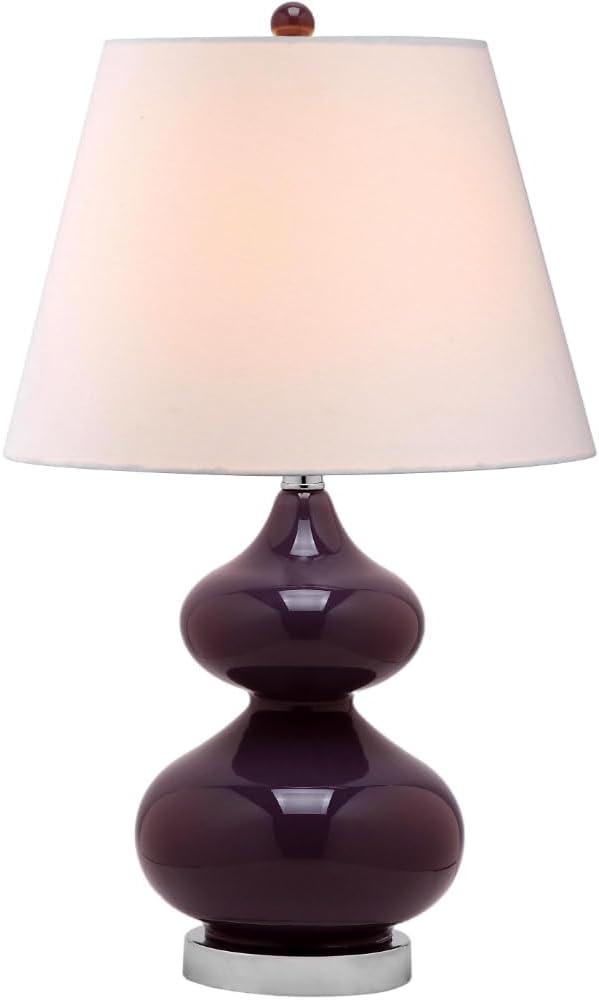 Eva Double Gourd Table Lamp (Set of 2) - 24 Inch Height - LIT4086 - Dark Purple - Safavieh
