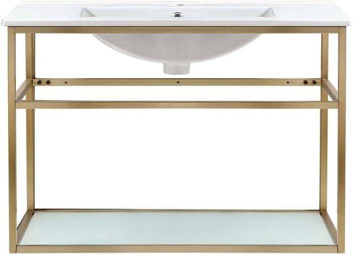 29.5" Wall-Mounted Single Bathroom Vanity Set