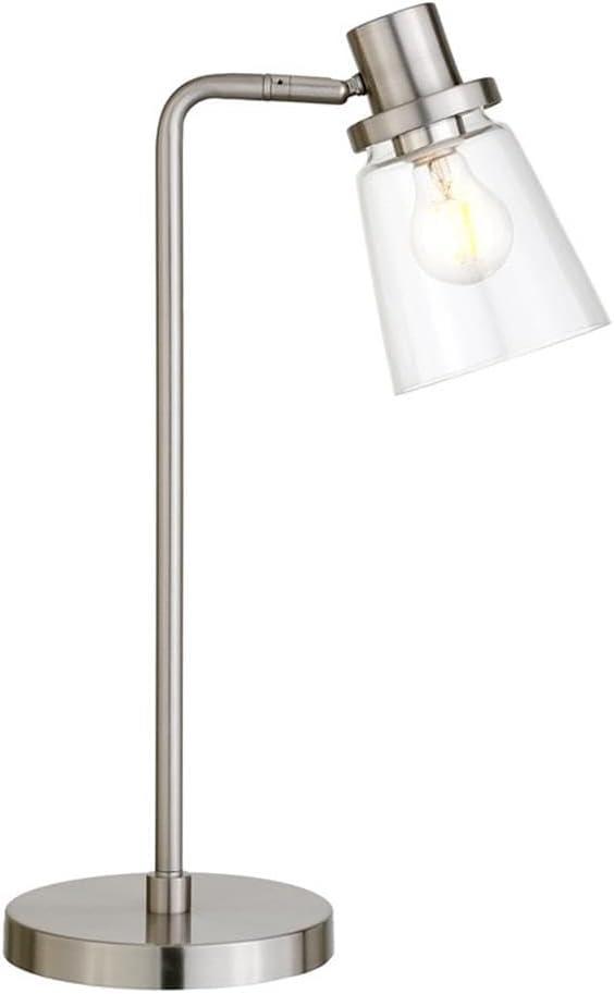 Hampton & Thyme 21" Tall Table Lamp with Glass Shade