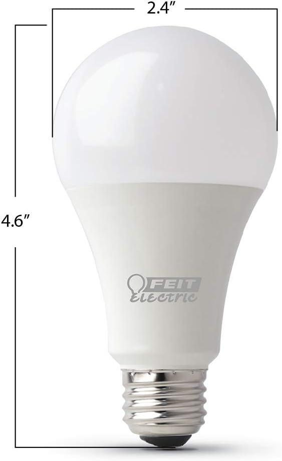 Feit Electric Enhance A19 E26 (Medium) LED Bulb Bright White 100 Watt Equivalence 2 pk