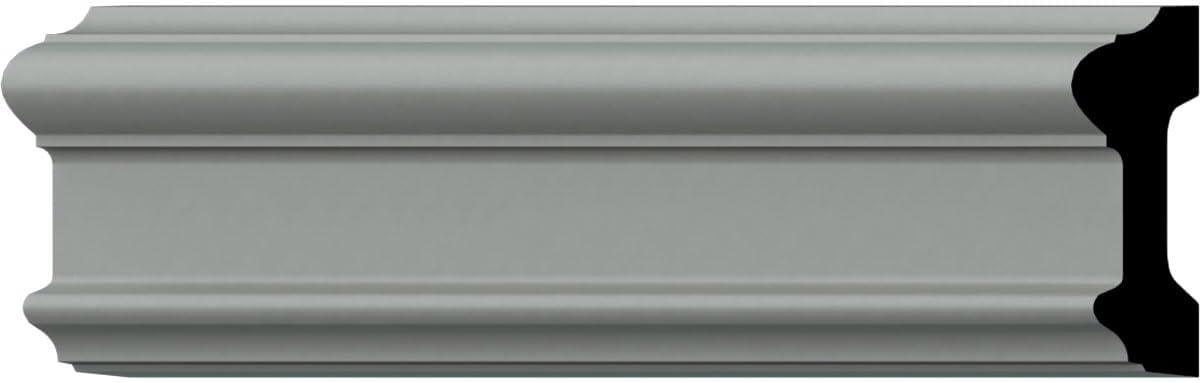 Ekena Millwork 3 5/8"H x 1 1/4"P x 94 1/2"L Bedford Chair Rail (Set of 2)