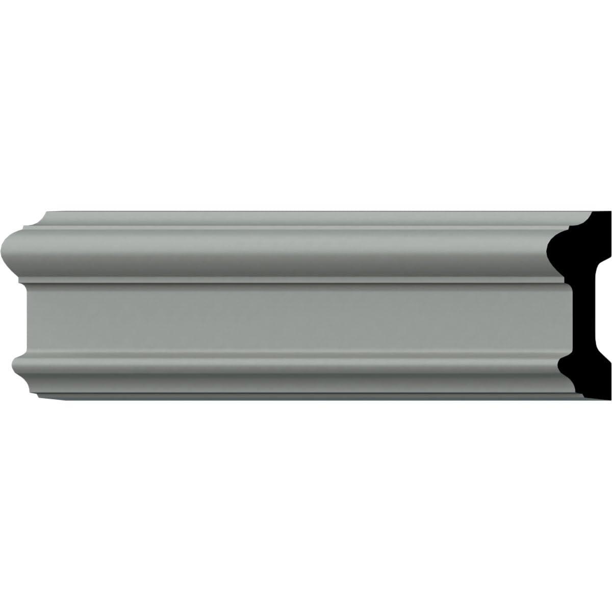 Ekena Millwork 3 5/8"H x 1 1/4"P x 94 1/2"L Bedford Chair Rail (Set of 2)