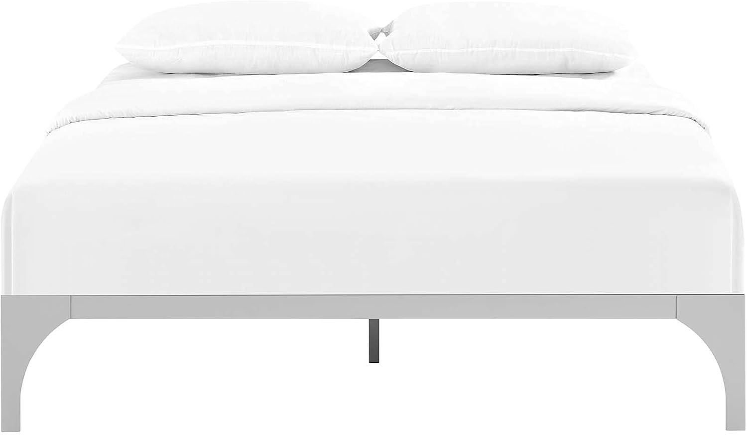 Modway Ollie King Bed Frame in Silver