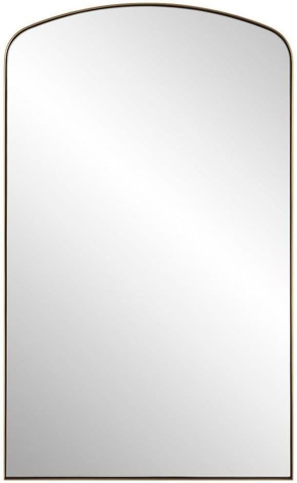 Uttermost Tordera Brass 24" x 40" Arch Wall Mirror