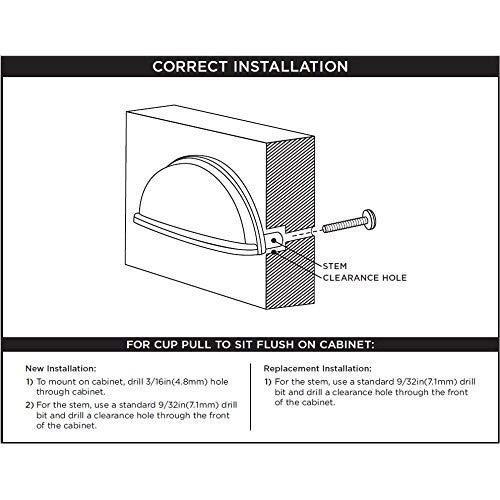 Williamsburg Kitchen Cabinet Handles, Solid Core Drawer Pulls for Cabinet Doors, 3"