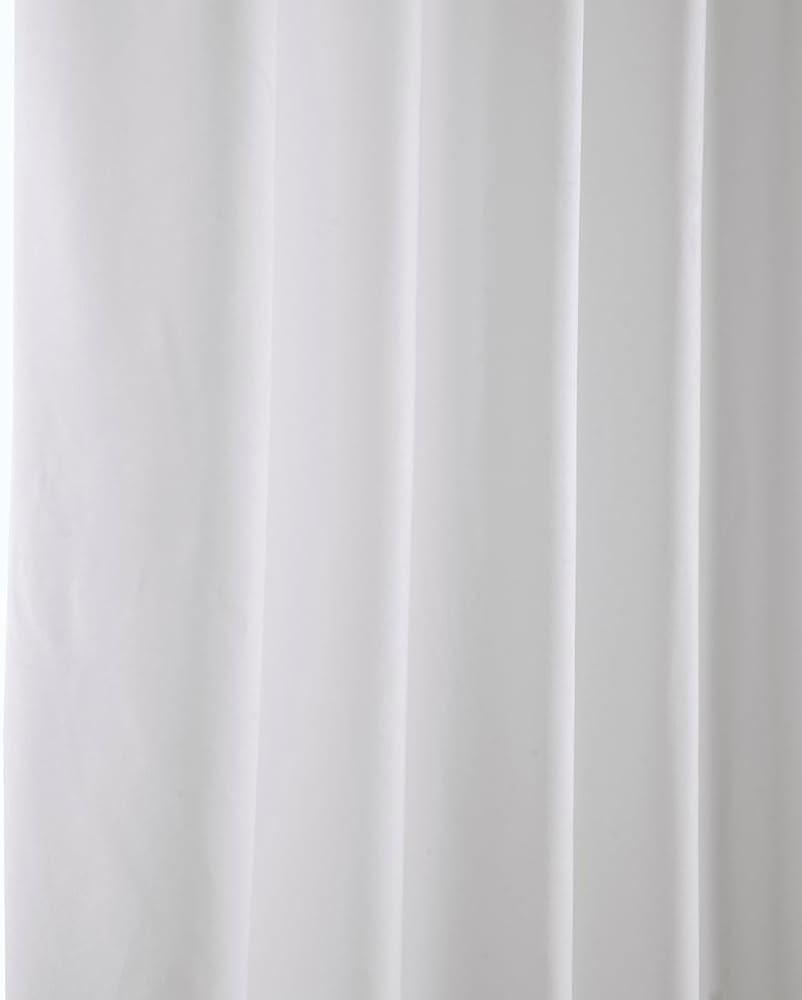 Pillow White Velvet Rod Pocket Room Darkening Curtain - 50 in. W x 108 in. L Single Panel Window Velvet Curtain