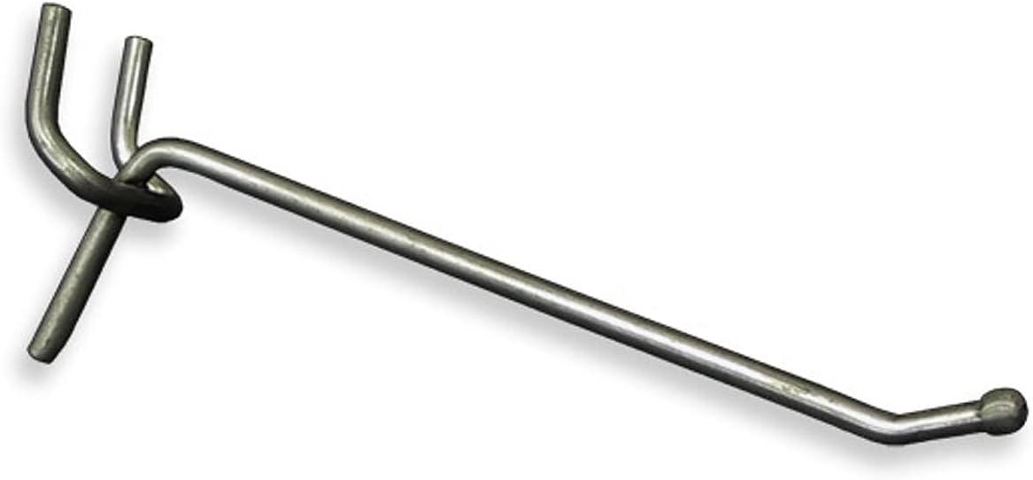 Azar Displays 700884 4" Metal Wire Hook: 0.148" Diameter, 50-Pack (Set of 50)
