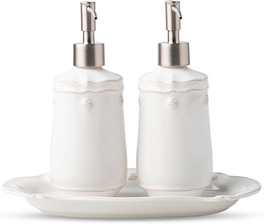 Juliska Berry & Thread Whitewash 3 Piece Essentials Bathroom Accesory Set