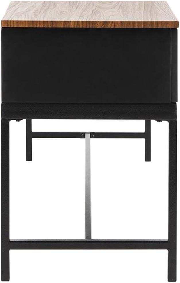 Maruka Bench with Storage - Brown/Grey - Safavieh