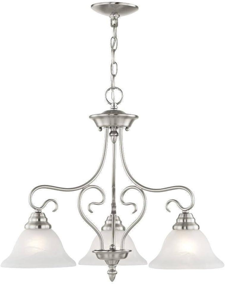 Livex Lighting Coronado 3 - Light Chandelier in  Brushed Nickel