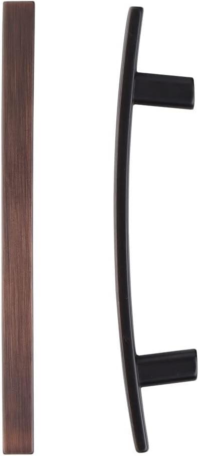 10 Pack Kitchen Cabinet Handles 5-1/16 Inch(96mm) Hole Centers, Oil Rubbed Bronze Handles for Kitchen Cabinet Hardware, Cabinet Pulls for Bathroom Dresser Drawer Handles