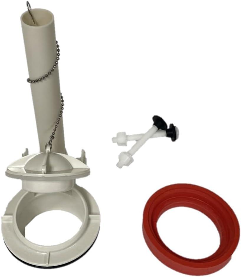 Universal Rubber Flush Valve Replacement Kit with Nylon Bolts