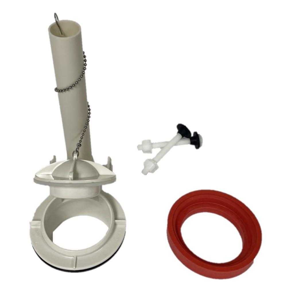 Universal Rubber Flush Valve Replacement Kit with Nylon Bolts