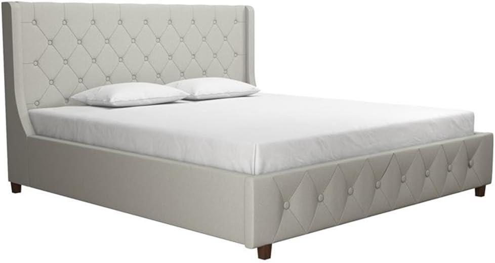 CosmoLiving by Cosmopolitan Mercer Tufted Upholstered Platform Bed