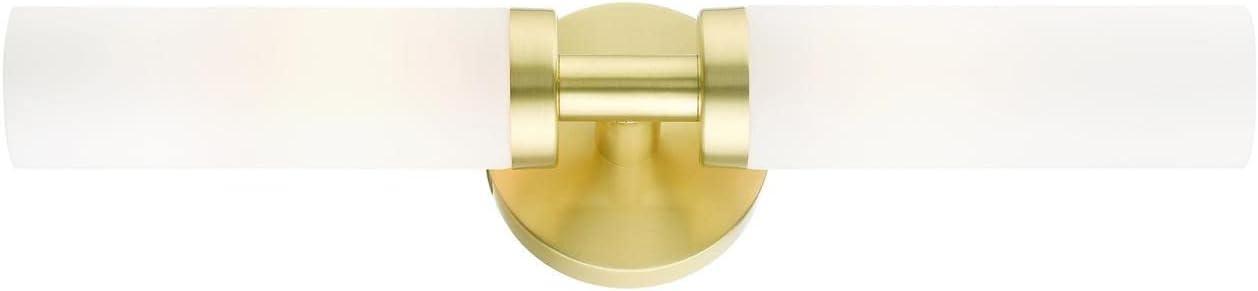 Livex Lighting Aero 2 - Light Vanity in  Satin Brass