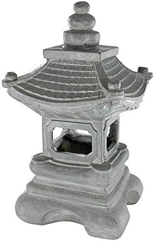 Chengdu Pagoda Gray Resin Asian Lantern Statue