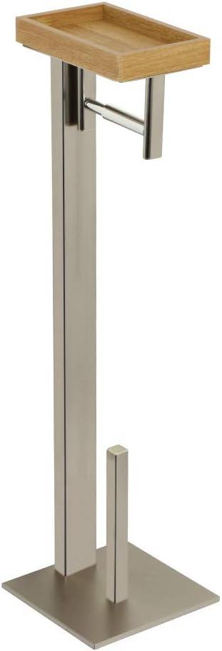 Kingston Brass SCC8508 Kingston Brass Edenscape Freestanding Toilet Paper Holder with Storage Shelf
