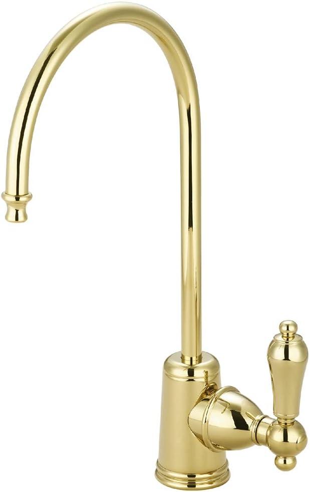 Kingston Brass KS7192AL Restoration Single Handle Water Filtration Faucet, Polished Brass