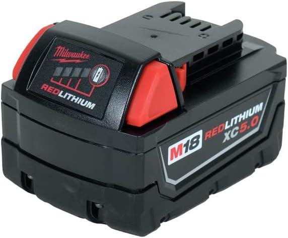 Milwaukee M18 Fuel 1/2" 18V Brushless Hammer Drill Driver 2804-22 with (2) 5Ah Batteries, Charger, & Tool Case