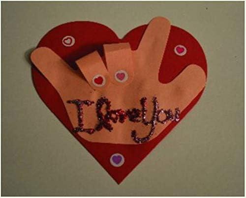 SHAPES ETC. Heart Large Assorted Color Creative Cut-Outs- 5.5”