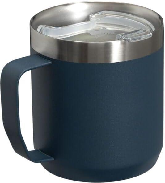 Navy Stainless Steel Insulated Travel Mug with Tritan Lid