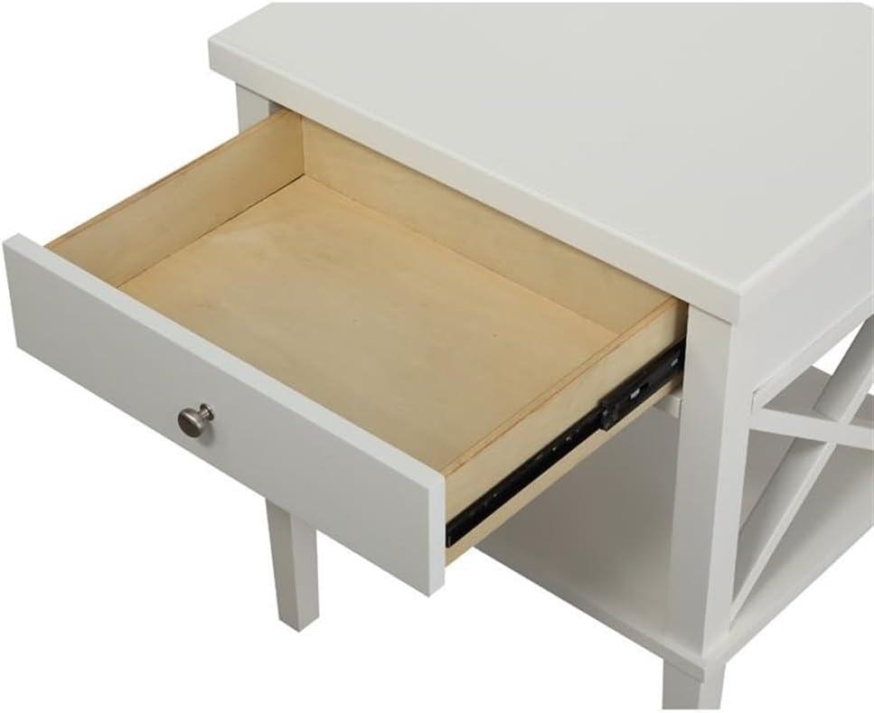 Marta Nightstand in White - Comfort Pointe