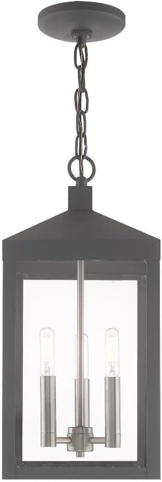 Livex Lighting Nyack 3 - Light Pendant in  Antique Brass