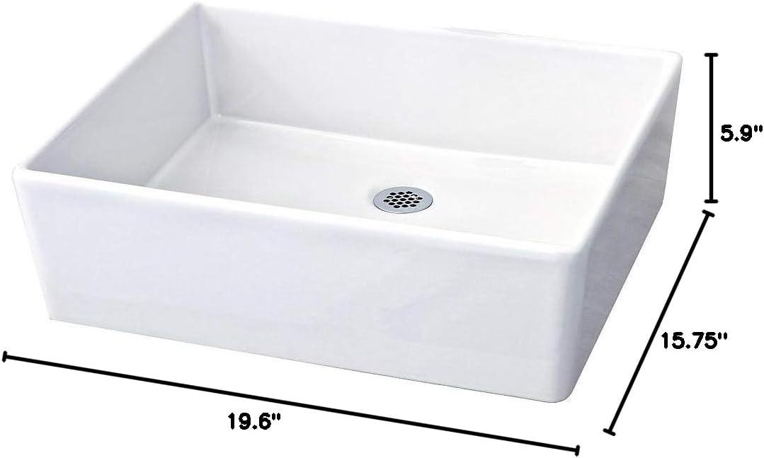 American Standard Loft 15.75'' White Ceramic Rectangular Bathroom Sink