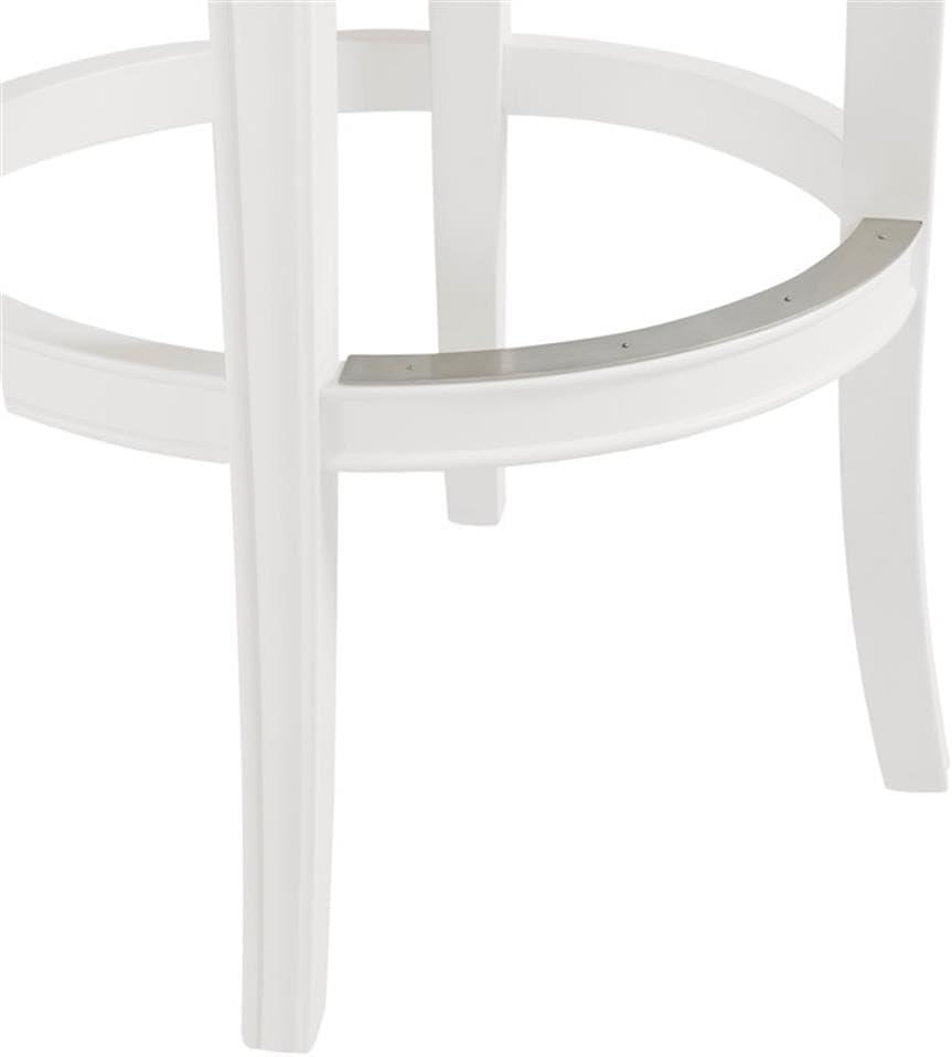 Hanover Solid Rubber Wood Swivel Counter And Bar Stool