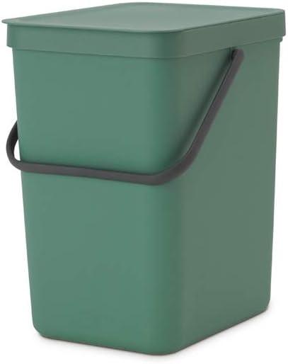 Brabantia Sort & Go Plastic Recycling Bin, 6.6 Gallon
