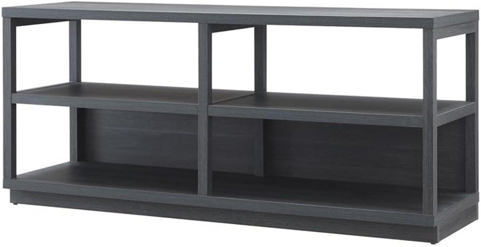 Evelyn&Zoe Thalia Rectangular TV Stand for TV's up to 60", Charcoal Gray