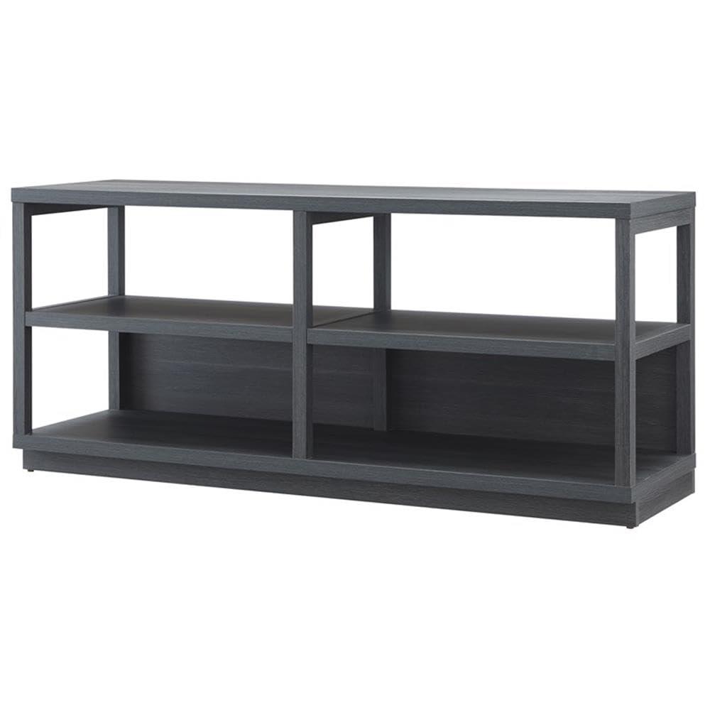Evelyn&Zoe Thalia Rectangular TV Stand for TV's up to 60", Charcoal Gray