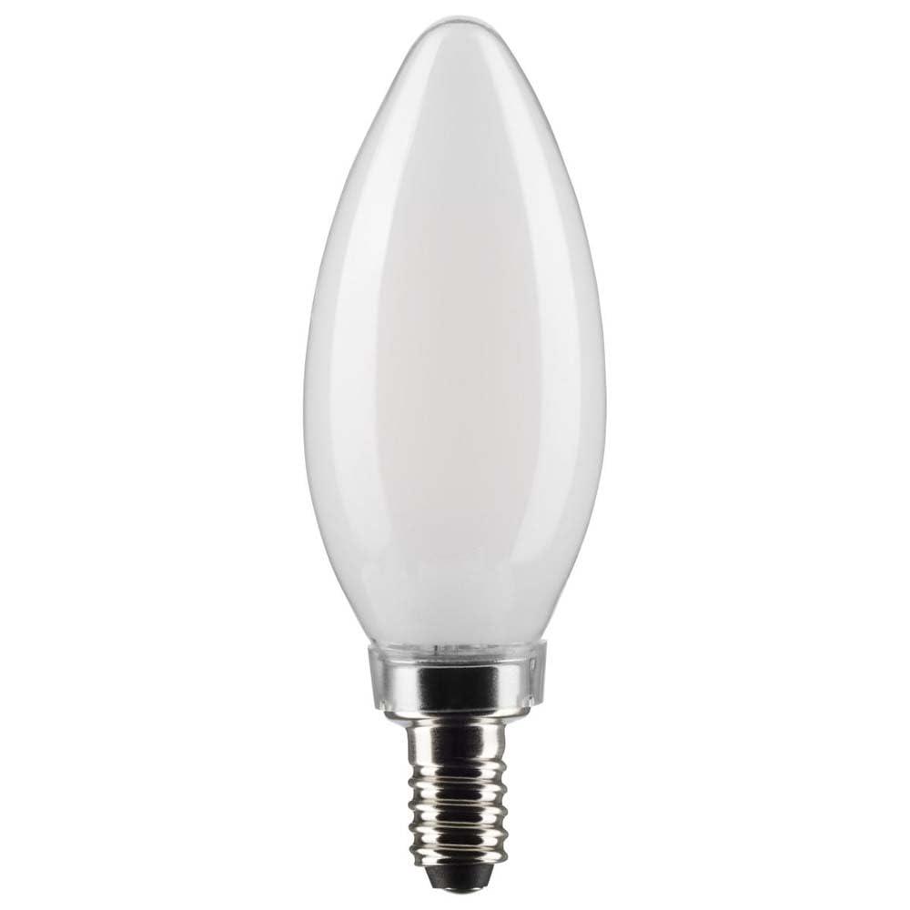 Satco Lighting 5.5 Watt Dimmable B11 Candelabra (E12) LED Bulb - 500 Lumens, And 90CRI S21279