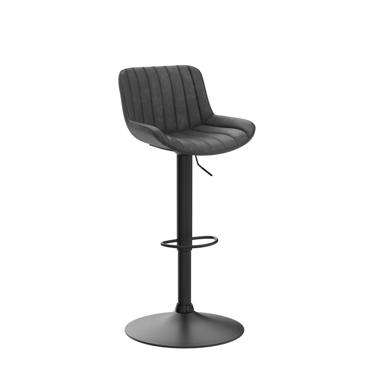 17 Stories Set of 2 Open Backrest Adjustable Swivel Barstools