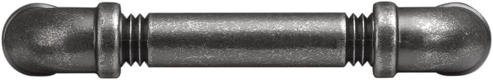 Hickory Hardware 10 Pack Solid Core Kitchen Cabinet Pulls, Luxury Cabinet Handles, Hardware for Doors & Dresser Drawers, 3-3/4 Inch (96mm) Hole Center, Black Nickel Vibed, Pipeline Collection