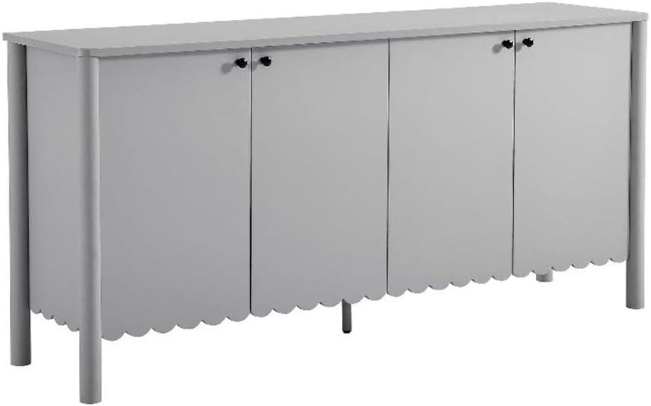 Modway Emmeline 66" 4-Door Scalloped Sideboard Cabinet