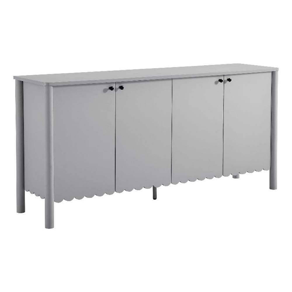Modway Emmeline 66" 4-Door Scalloped Sideboard Cabinet
