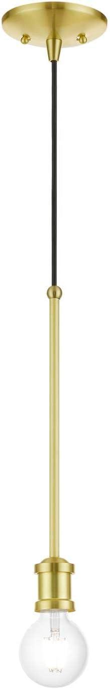 Livex Lighting Lansdale 1 - Light Pendant in  Satin Brass