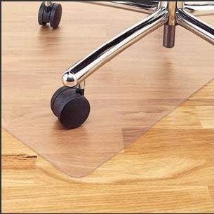 Clear PVC 36 x 48 Inch Hard Floor Chair Mat