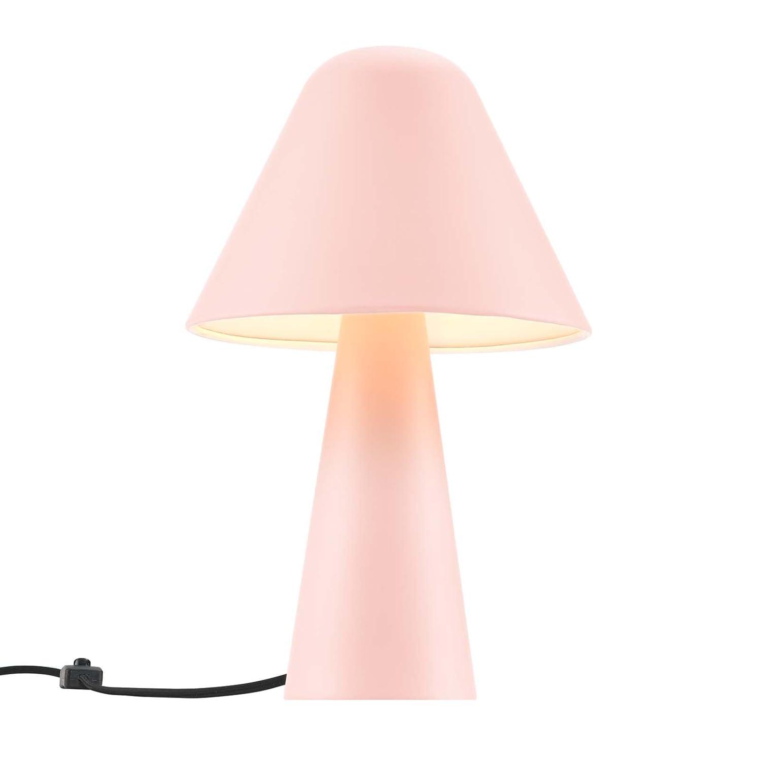 Modway Jovial Mushroom Table Lamp – Modern Metal Dome Shade Accent Light for Living Room or Bedroom