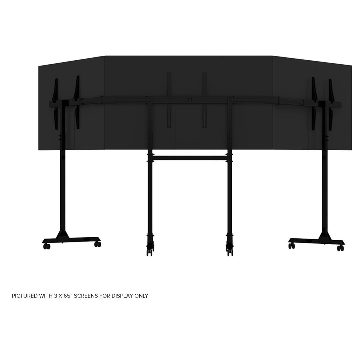 Next Level Racing Free Standing Triple Monitor Stand - Video Game Hardware Accessories - NLRA010