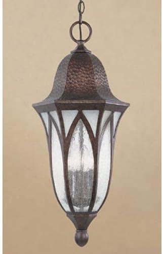 Charleston Vaulted Arch 25'' Outdoor Hanging Lantern in Burnished Antique Copper