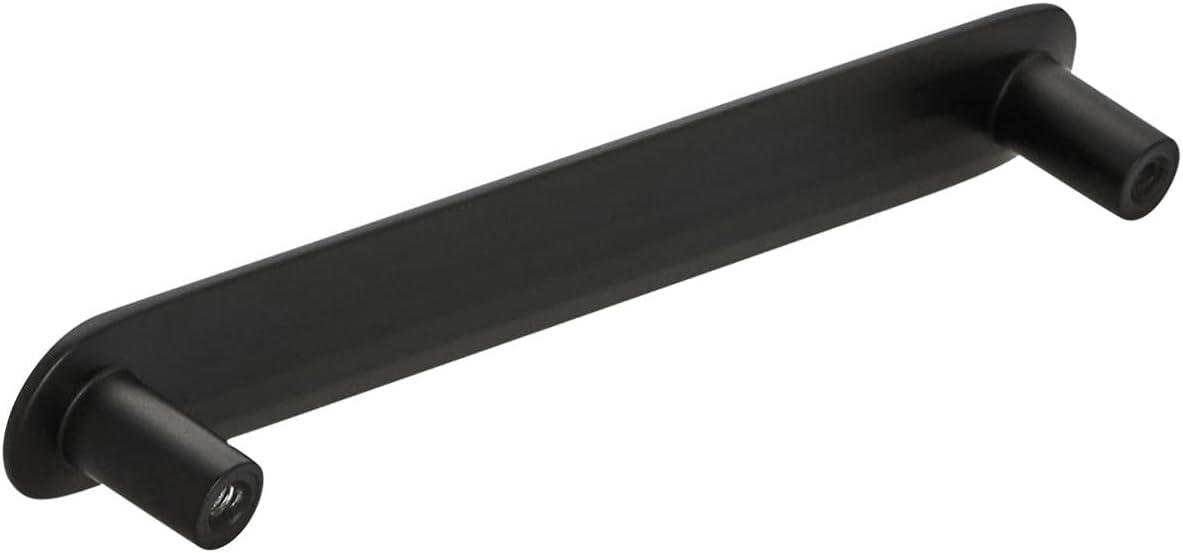 Matte Black Modern Cabinet Bar Pull with Mounting Hardware