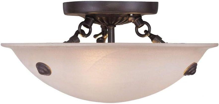 Livex Lighting Oasis Ceiling Mount in Bronze