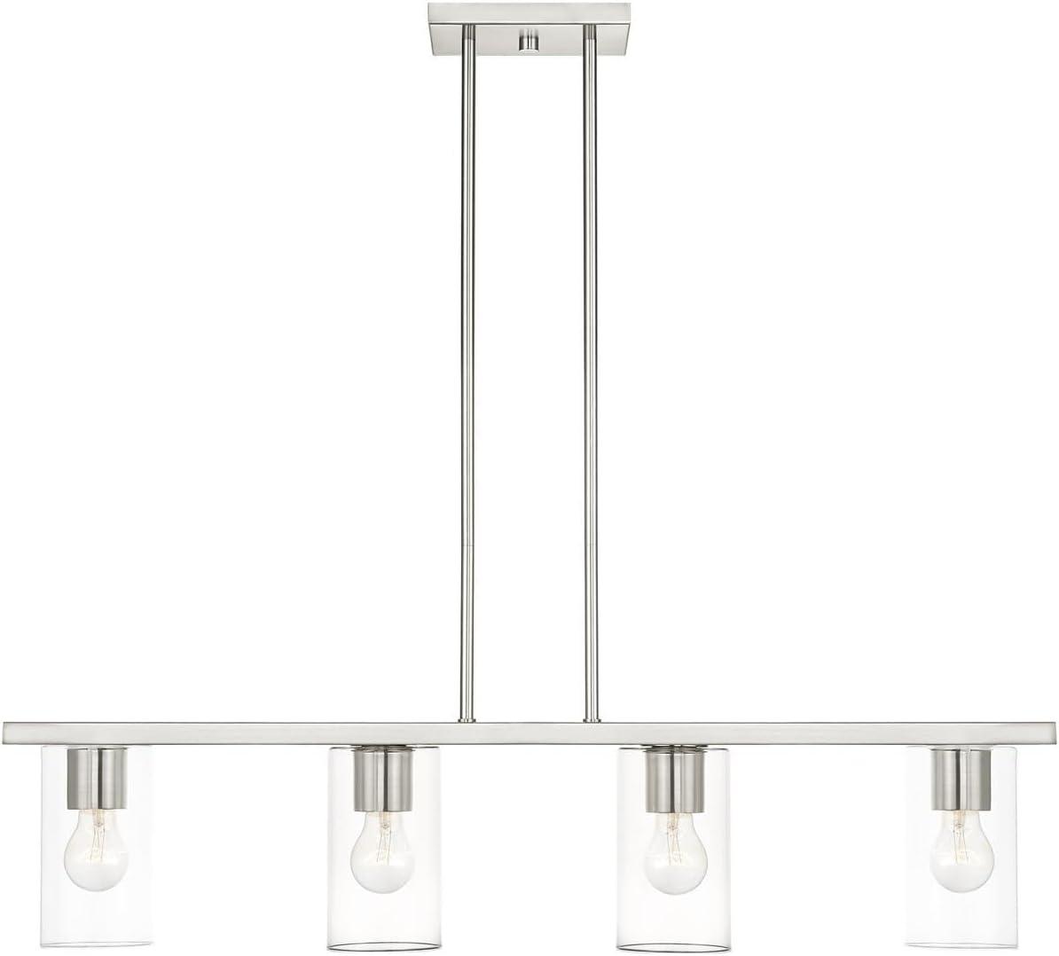 Livex Lighting Zurich 4 - Light Chandelier in  Brushed Nickel