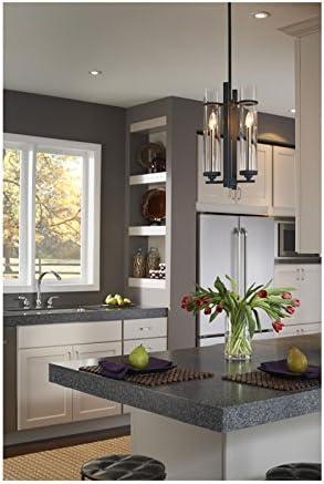 Generation Lighting Ethan 16 1/2" Iron and Glass Round Ceiling Light