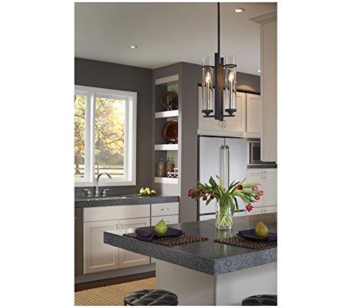 Generation Lighting Ethan 16 1/2" Iron and Glass Round Ceiling Light